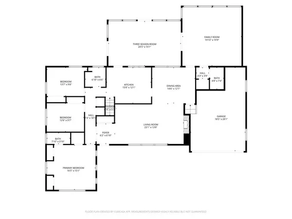 a picture of floor plan