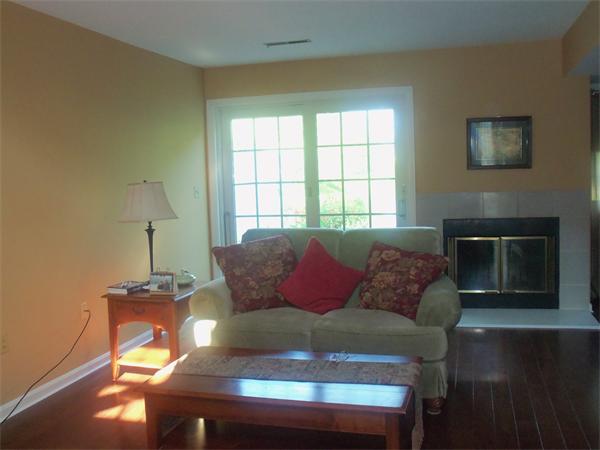 16 Canvasback Way, Unit 16 Walpole, MA 02081 - Photo 2 of 30 a living room with furniture and a fireplace