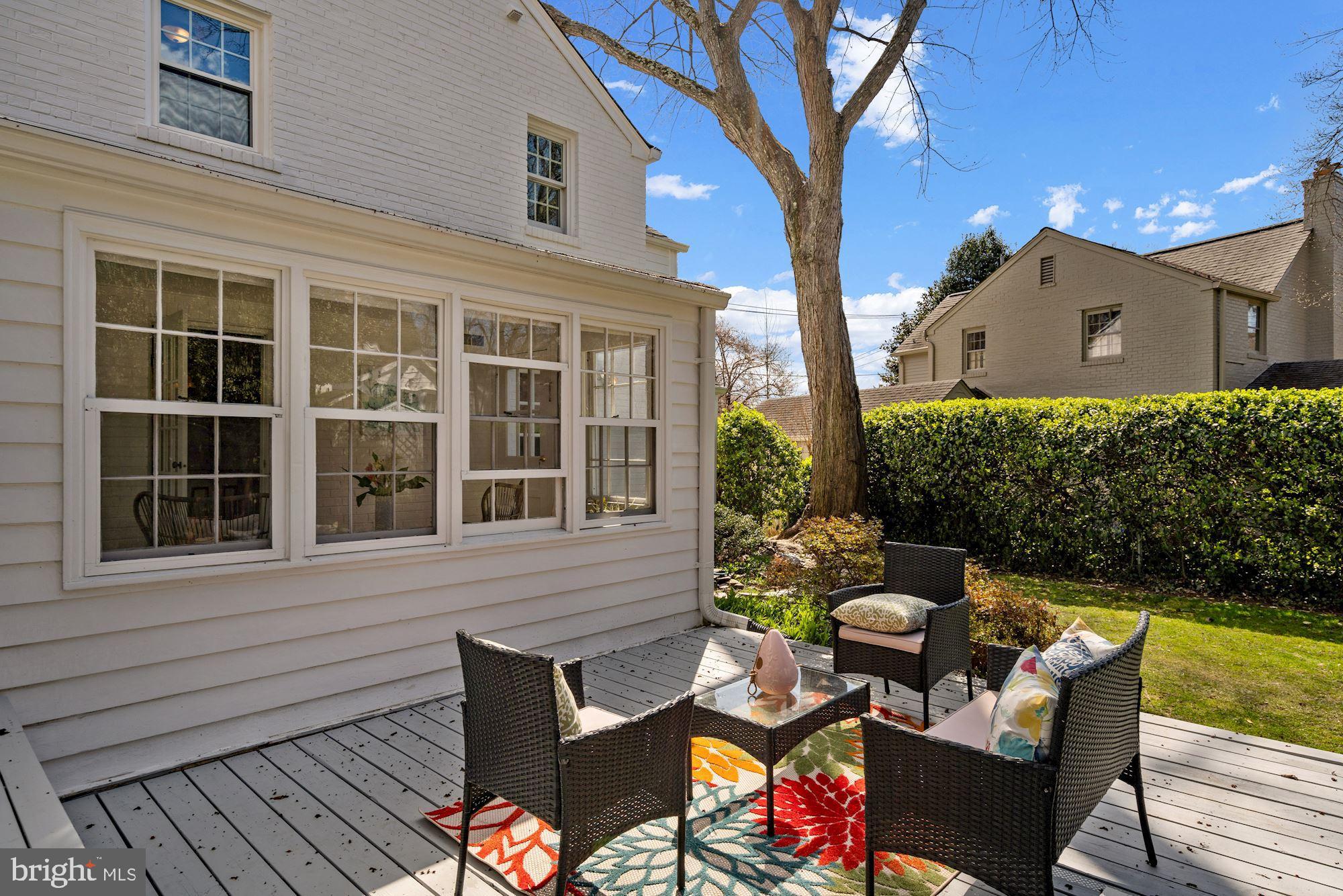 5602 Gloster Road Bethesda, MD 20816 - Photo 38 of 44 Rear Deck