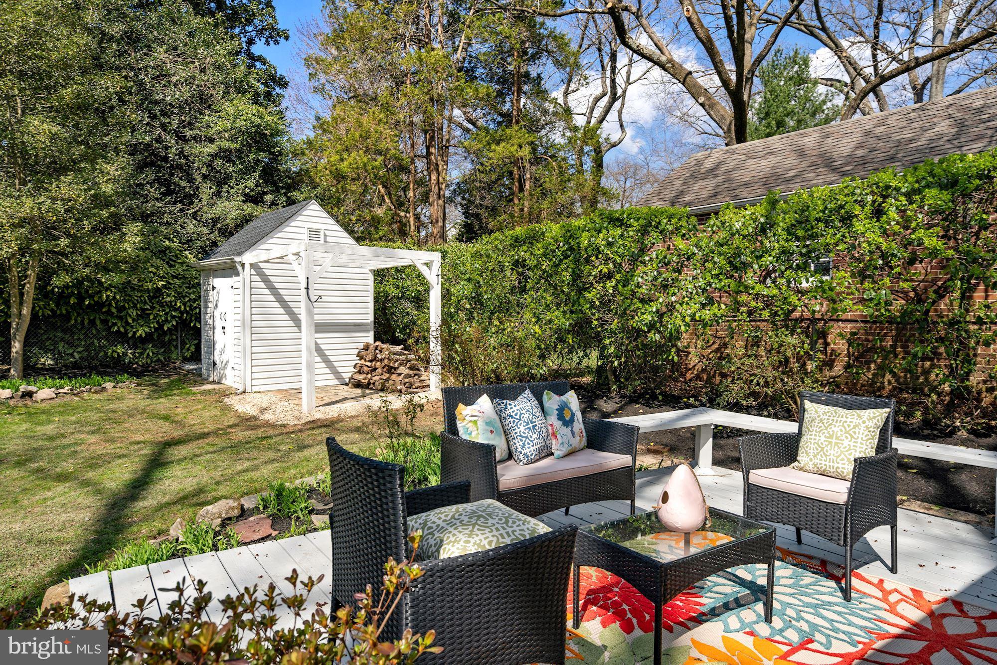 5602 Gloster Road Bethesda, MD 20816 - Photo 39 of 44 Rear Deck and Backyard
