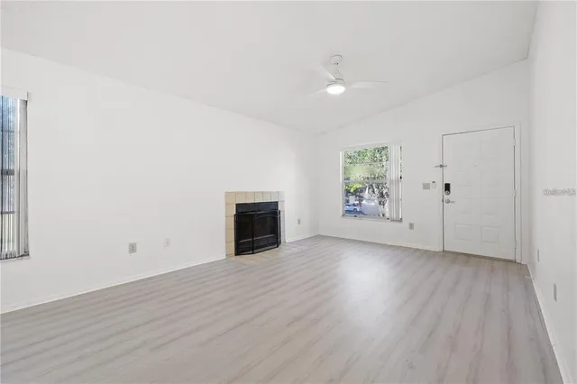 wooden floor in an empty room