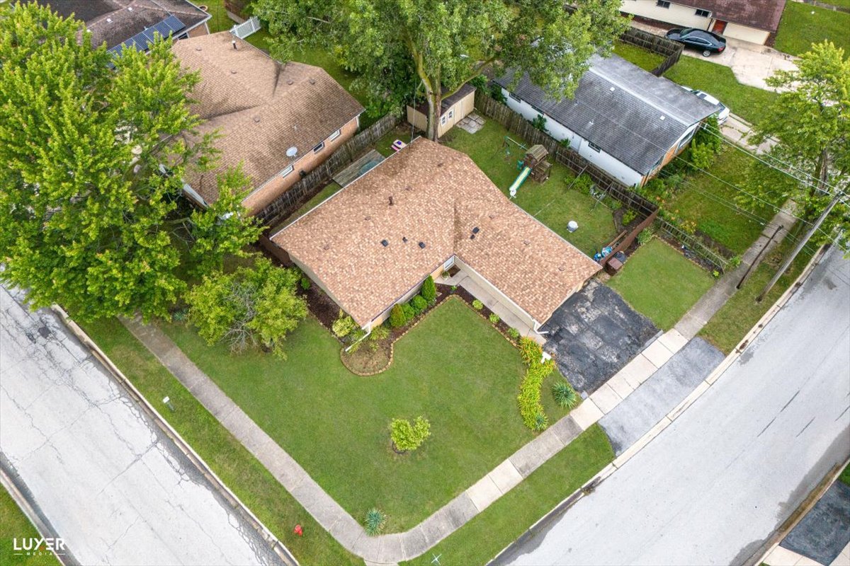 4448 Adele Lane Oak Forest, IL 60452 - Photo 27 of 28 an aerial view of a house