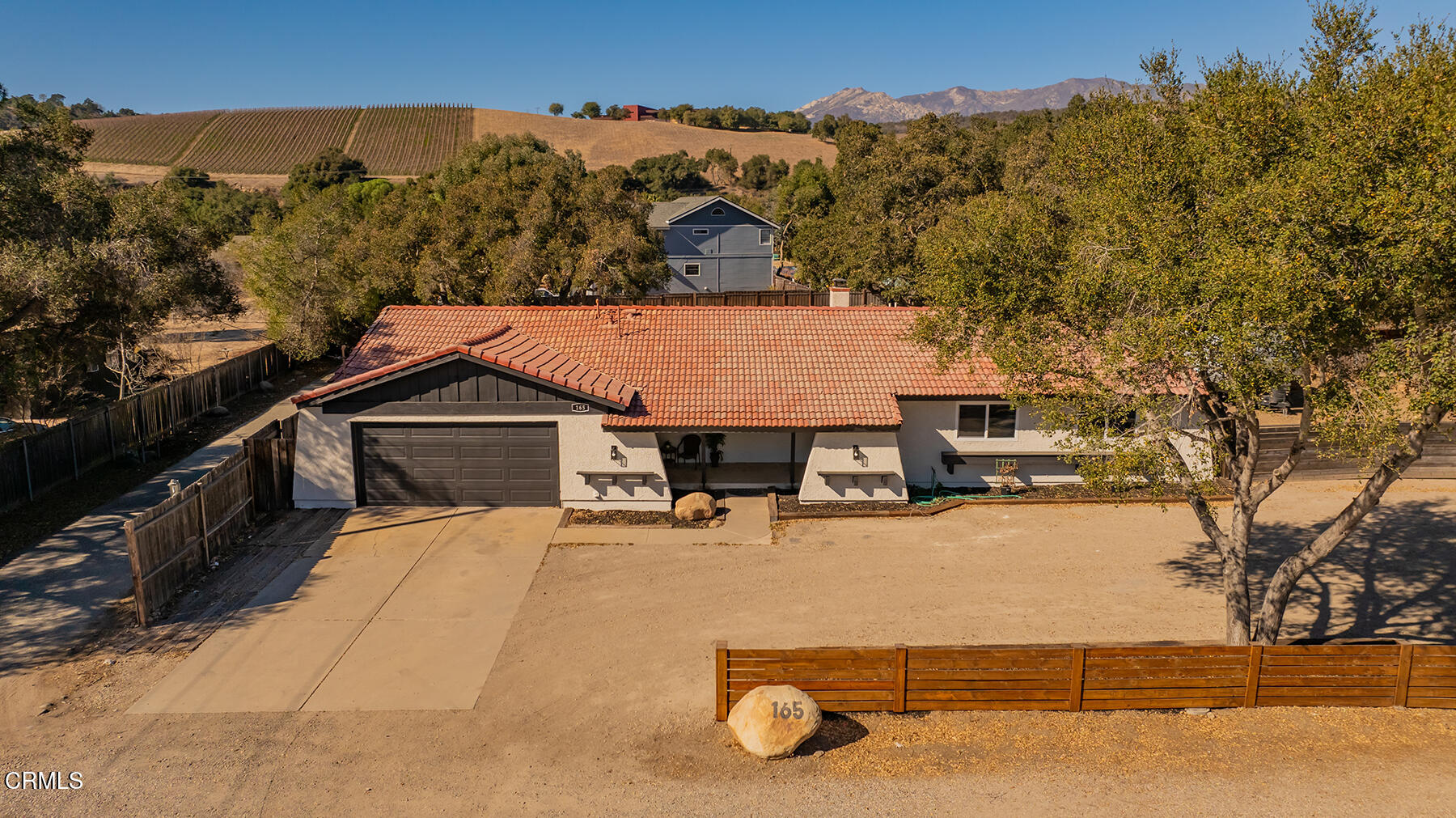 165 Burnham Road Oak View, CA 93022 - Photo 1 of 58 an aerial view of a house with a yard