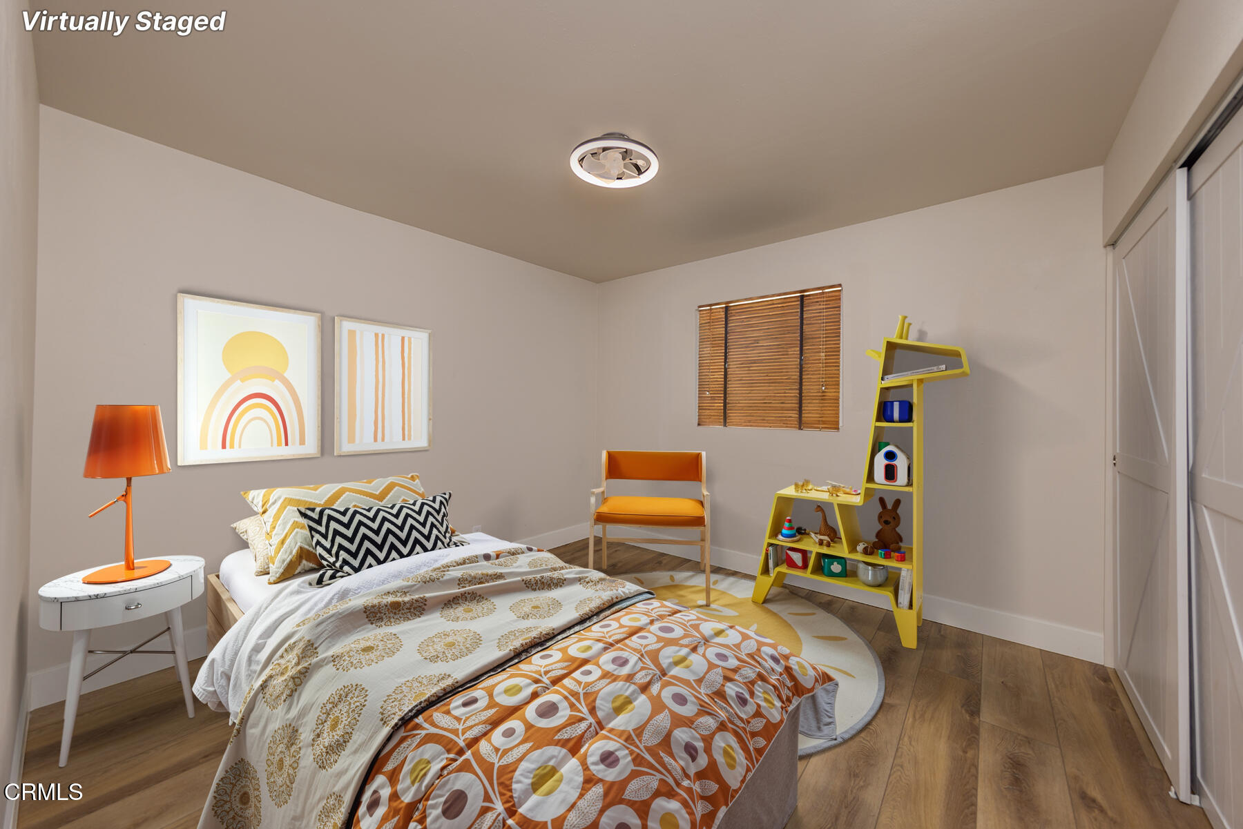 165 Burnham Road Oak View, CA 93022 - Photo 31 of 58 a bedroom with bed and a window