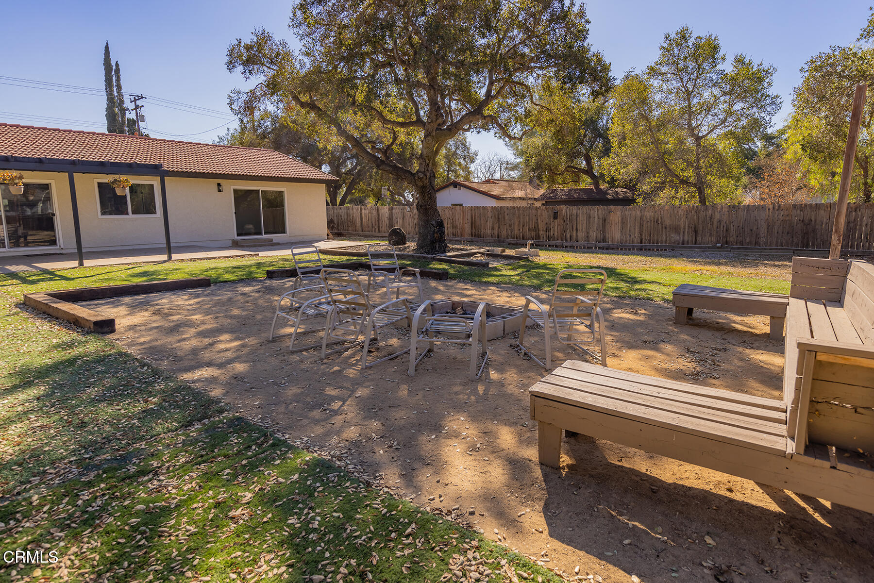 165 Burnham Road Oak View, CA 93022 - Photo 36 of 58 a view of a house with backyard and sitting area