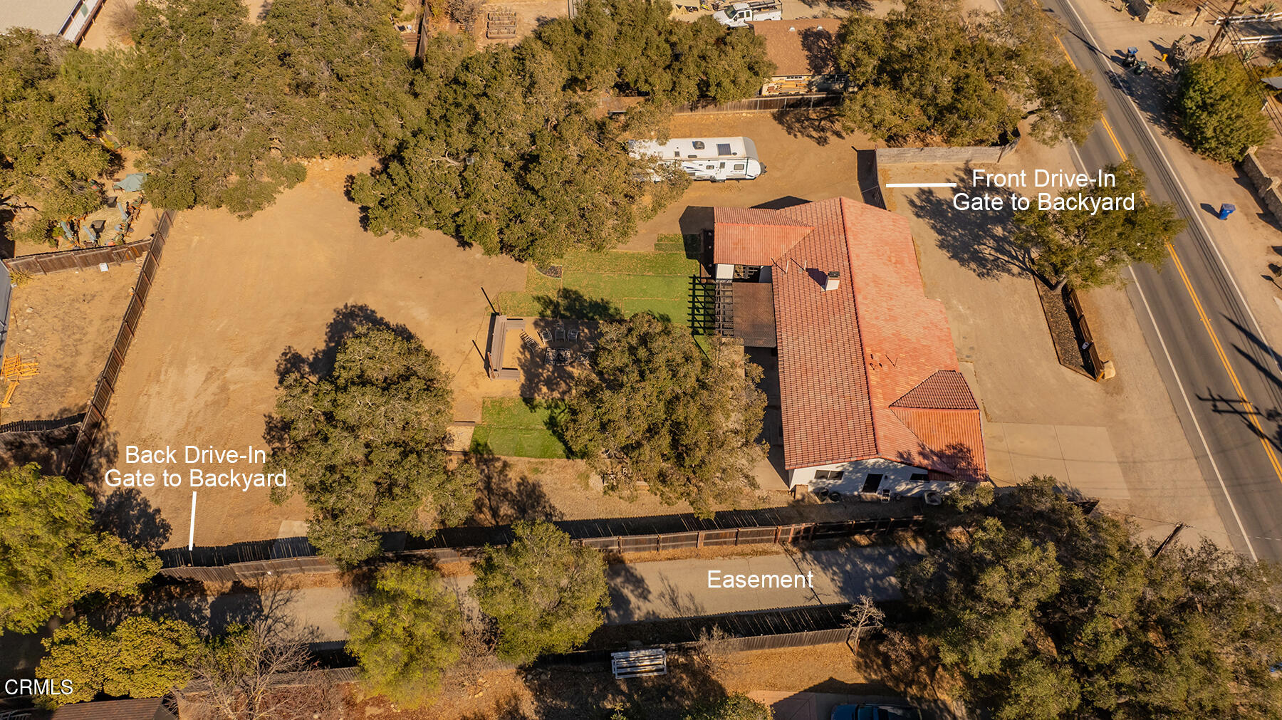 165 Burnham Road Oak View, CA 93022 - Photo 45 of 58 an aerial view of residential houses with outdoor space