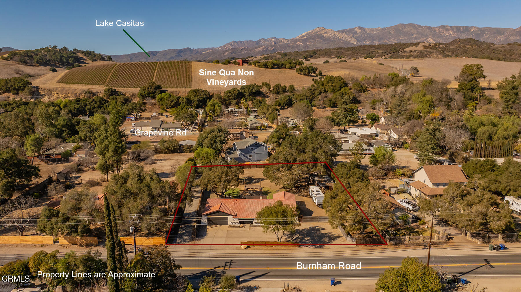 165 Burnham Road Oak View, CA 93022 - Photo 53 of 58 a view of a city with mountain