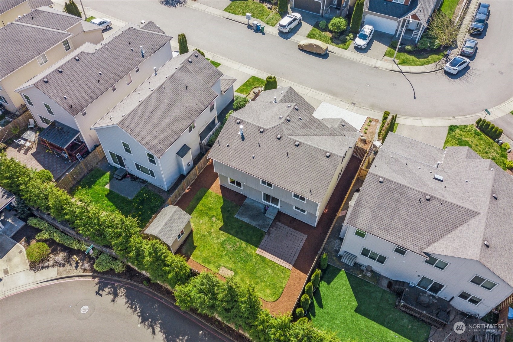 4318 Northeast 2nd Court Renton, WA 98059 - Photo 23 of 29 an aerial view of a house with a yard and a tub