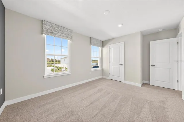 a view of swimming pool with a garden