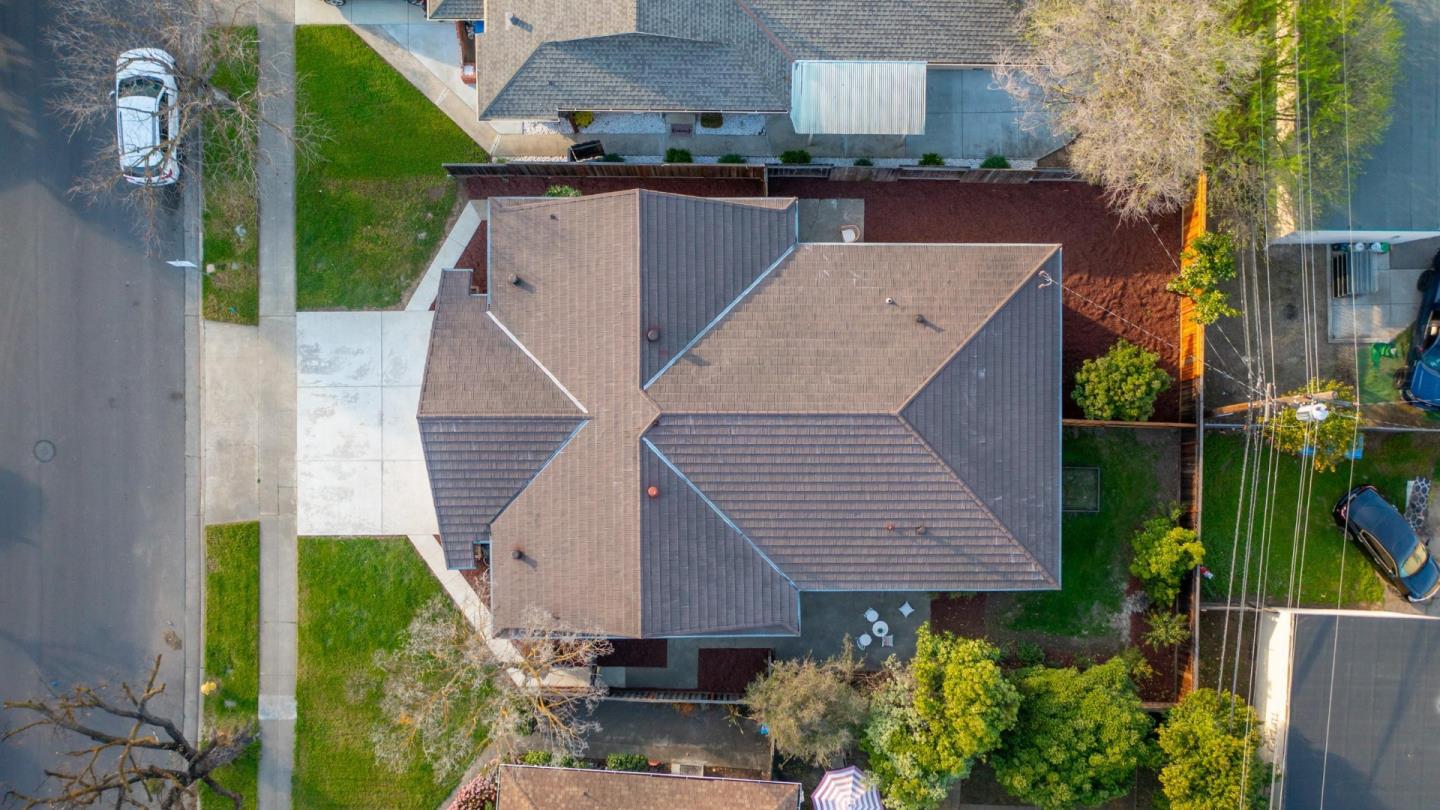 1384 Darryl Drive San Jose, CA 95130 - Photo 33 of 34 an aerial view of a house with garden space and street view