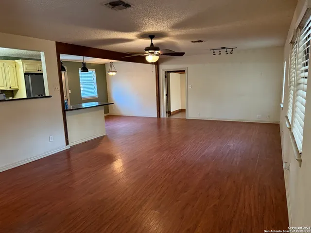 a view of outdoor space with seating area