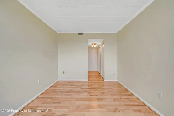 a view of an empty room