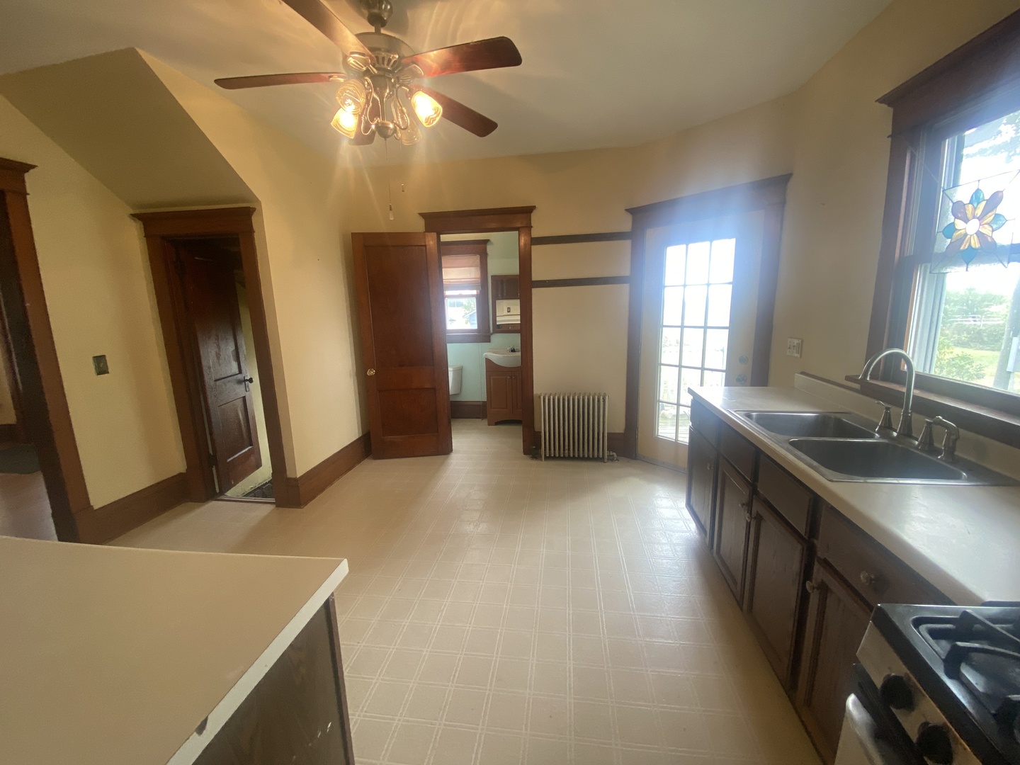 4684 Perry Road Malta, IL 60150 - Photo 13 of 36 wooden floor in an empty room with a mirror