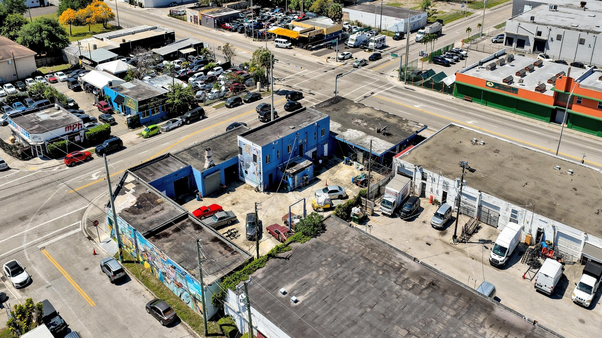 7101 Northwest 7th Avenue Miami, FL 33150 - Photo 4 of 8 an aerial view of a house with patio