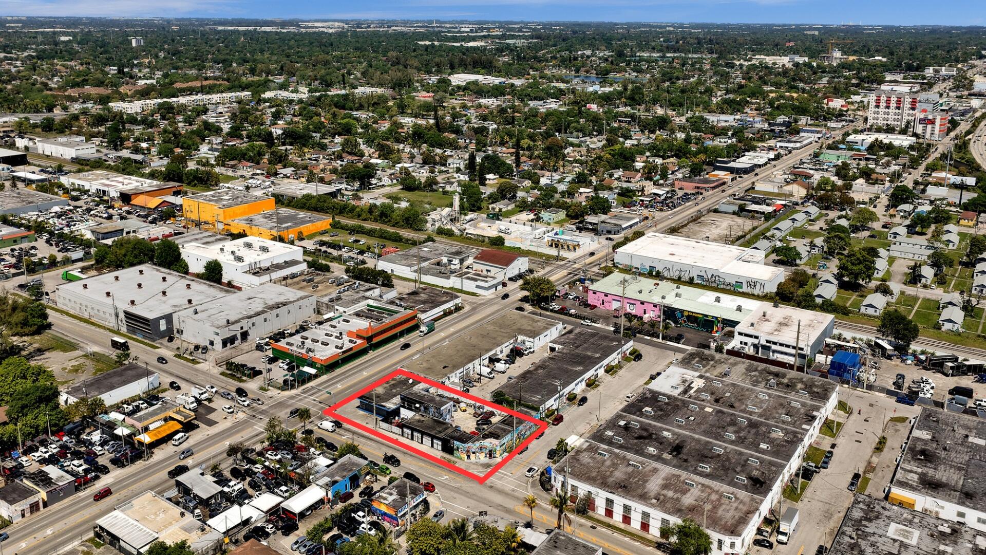 7101 Northwest 7th Avenue Miami, FL 33150 - Photo 7 of 8 an aerial view of a city with lots of residential buildings