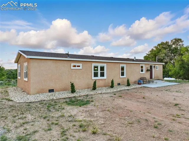 a backyard of a house