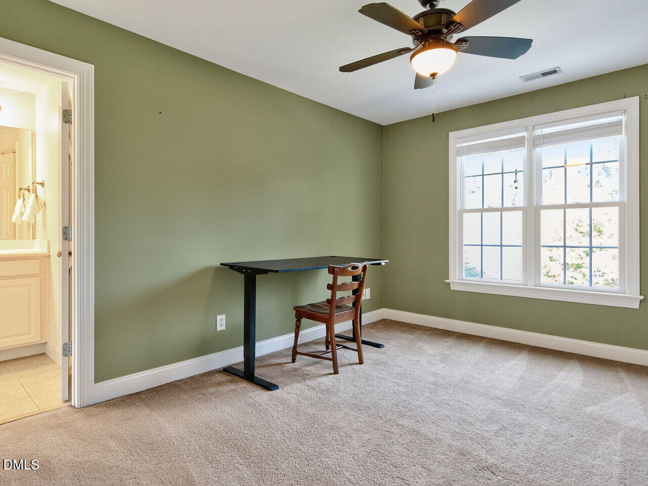 260 Marcellus Way Clayton, NC 27527 - Photo 25 of 47 an empty room with windows and fan