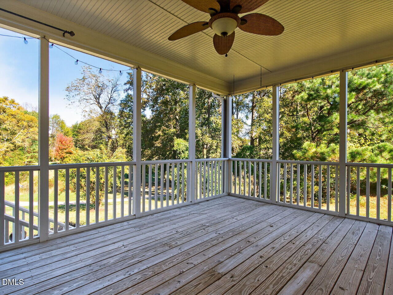 260 Marcellus Way Clayton, NC 27527 - Photo 32 of 47 a view of a balcony with wooden floor