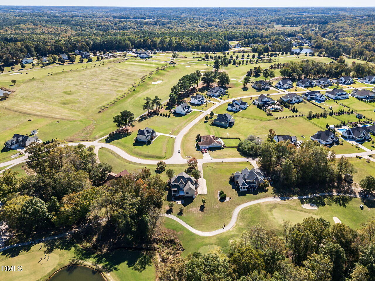 260 Marcellus Way Clayton, NC 27527 - Photo 44 of 47 an aerial view of residential houses with outdoor space