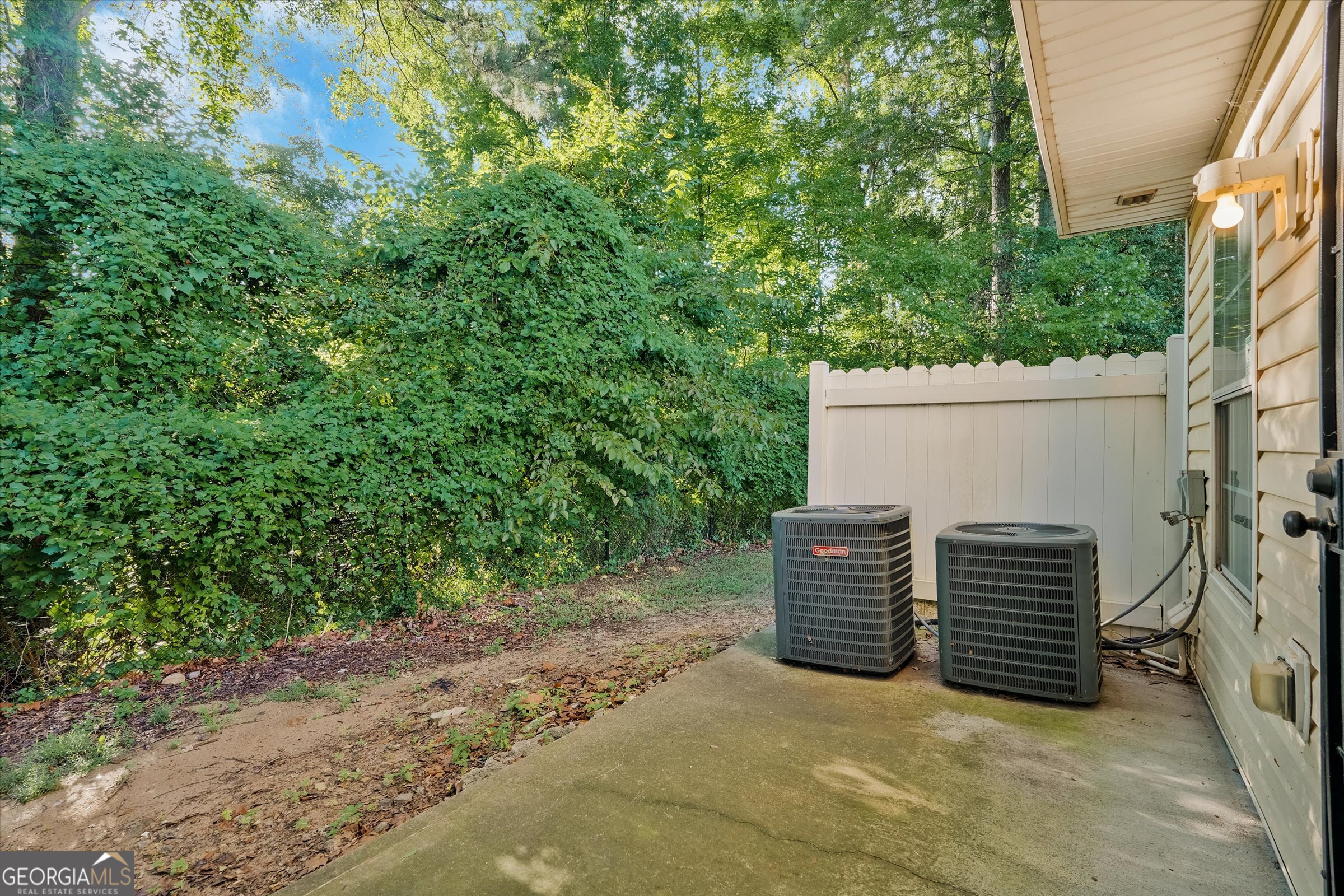 2870 Vining Ridge Terrace Decatur, GA 30034 - Photo 25 of 34 a view of a wooden wall and trees in the background
