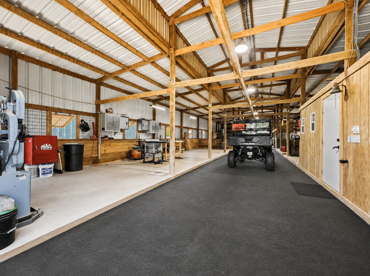 19023 Frey Road Hempstead, TX 77445 - Photo 37 of 49 The fully updated barn is equipped w/3 horse stalls,1 FFA pen and a separate work space for your convenience.
