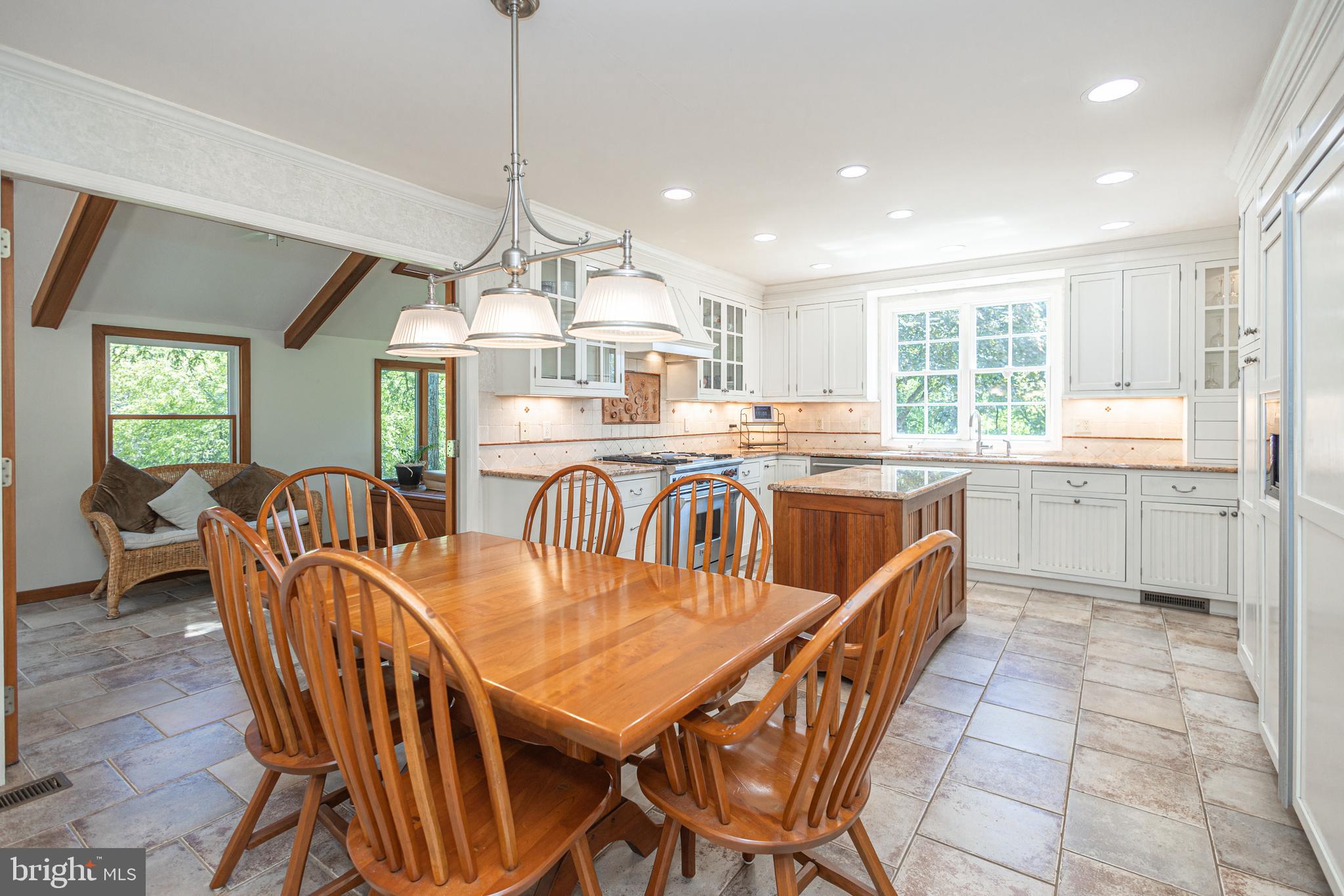 3048 Aquetong Road New Hope, PA 18938 - Photo 15 of 30 a dining table with chairs and window