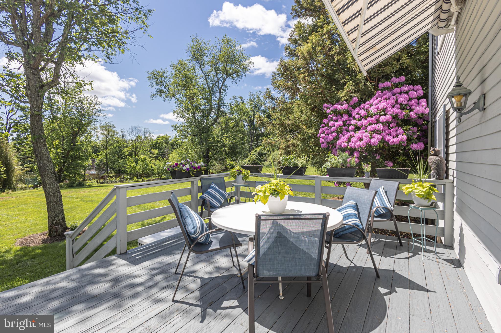 3048 Aquetong Road New Hope, PA 18938 - Photo 23 of 30 a view of a chairs and table in the patio
