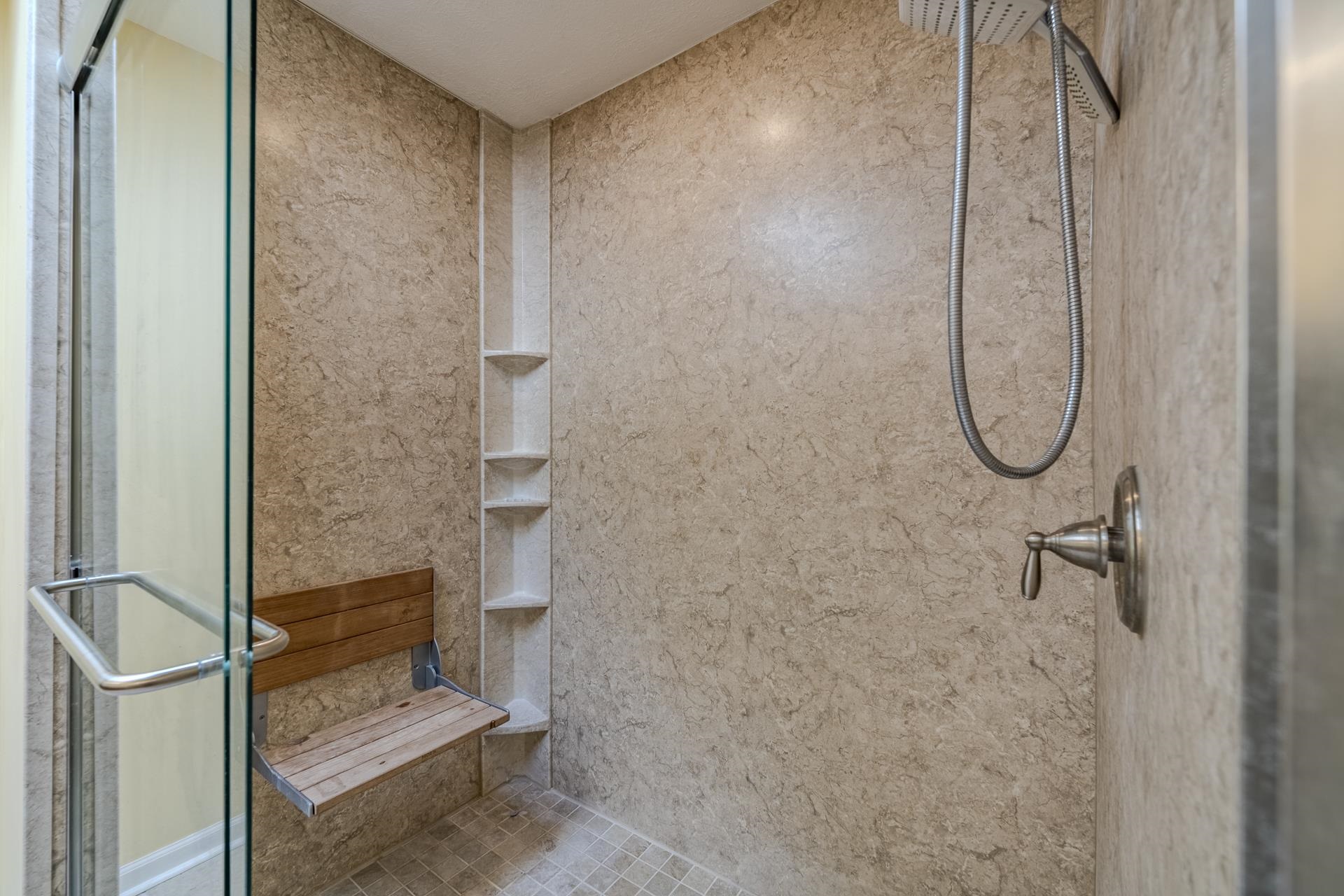 101 Bob Street Selmer, TN 38375 - Photo 22 of 40 a bathroom with a glass shower door