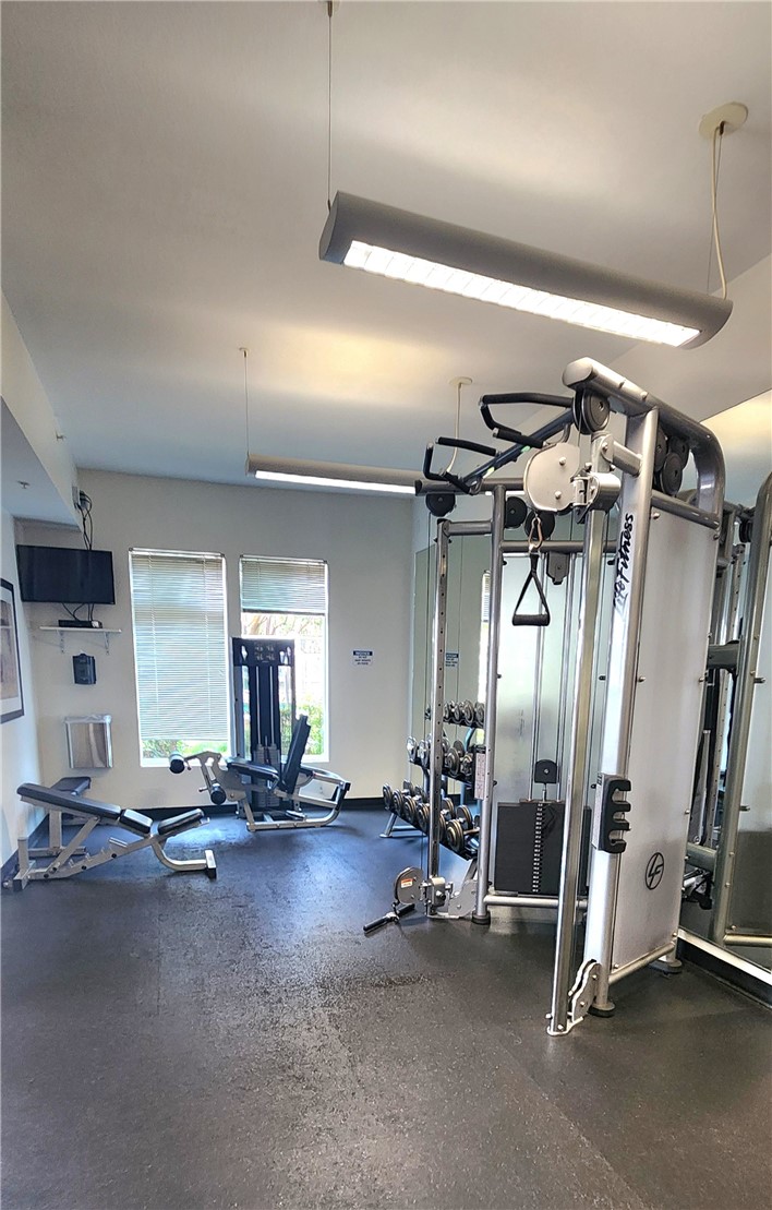 388 East Ocean Boulevard, Unit 206 Long Beach, CA 90802 - Photo 30 of 43 a view of a room with gym equipment