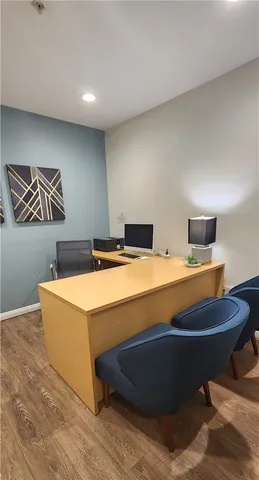 a view of front door