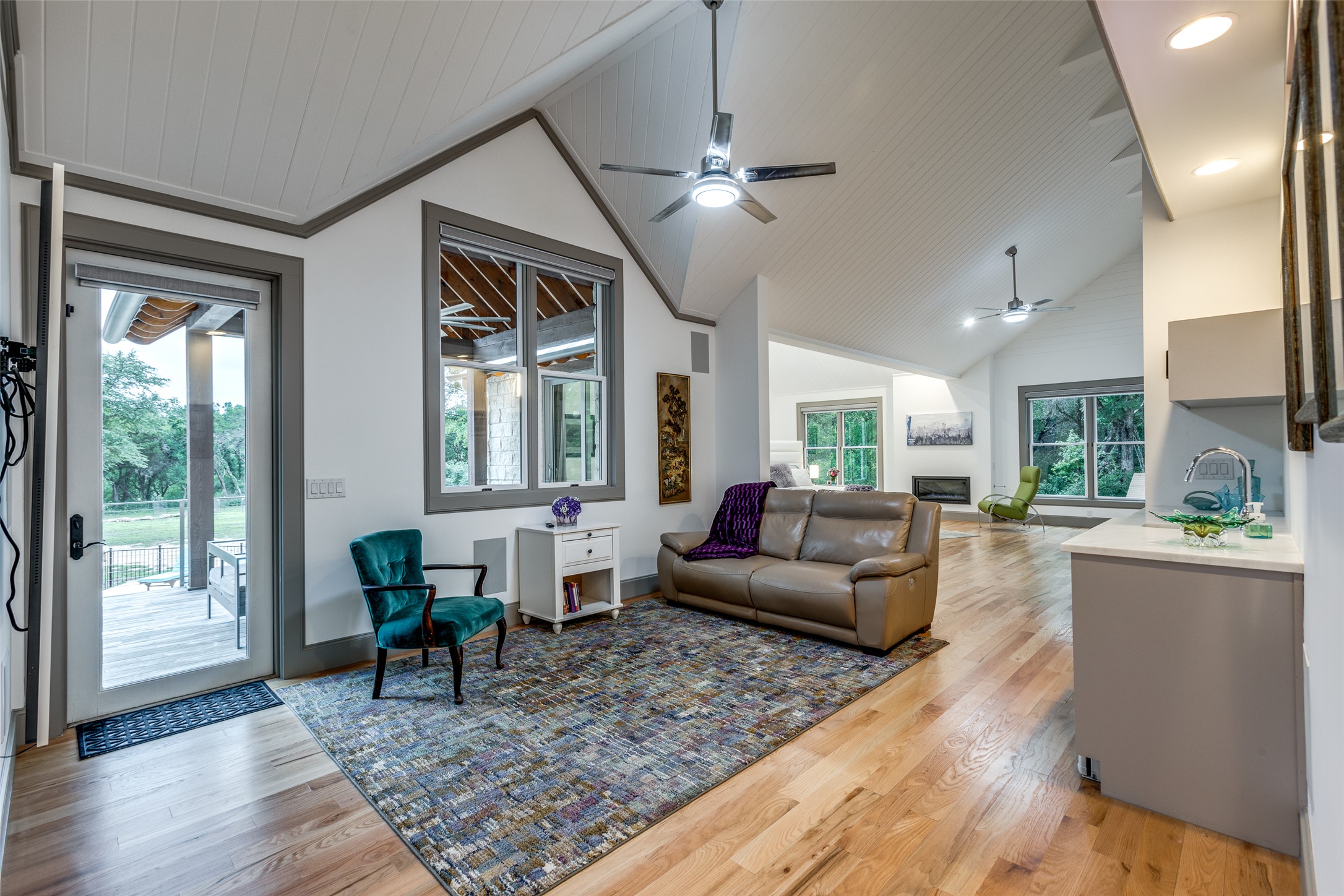 608 Innwood Drive Georgetown, TX 78628 - Photo 12 of 40 Master sitting retreat with surround sound, wet bar and coffee bar area