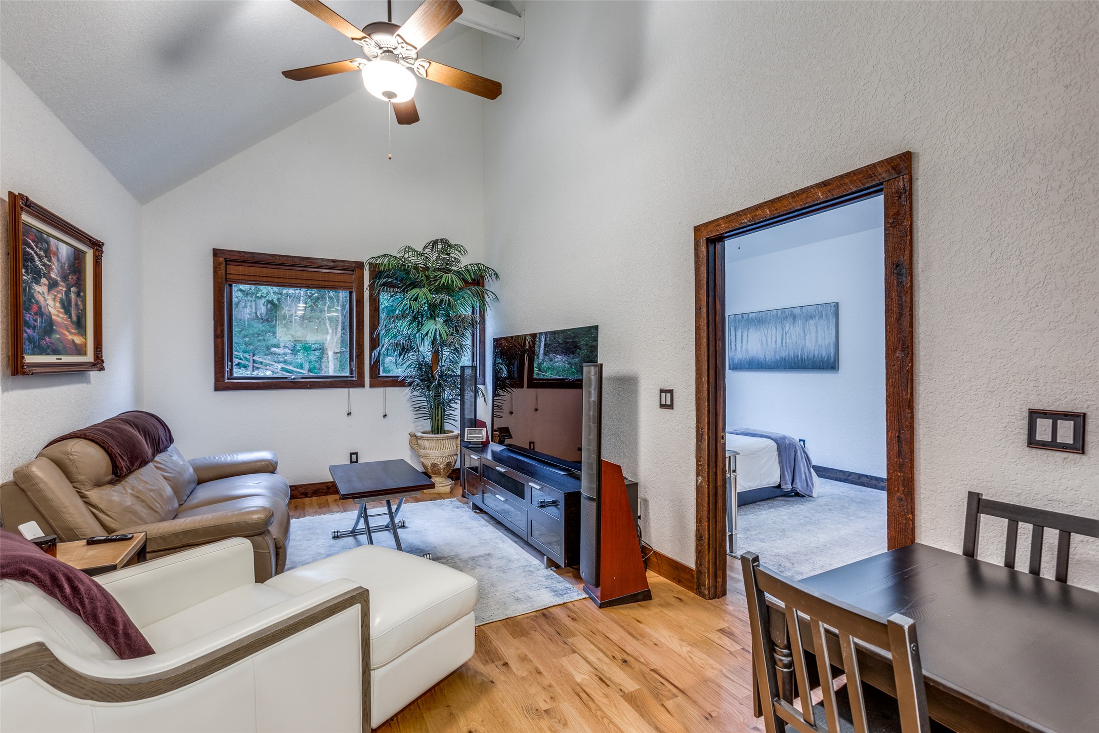608 Innwood Drive Georgetown, TX 78628 - Photo 33 of 40 Upstairs apartment living and dining areas overlooking the waterfall