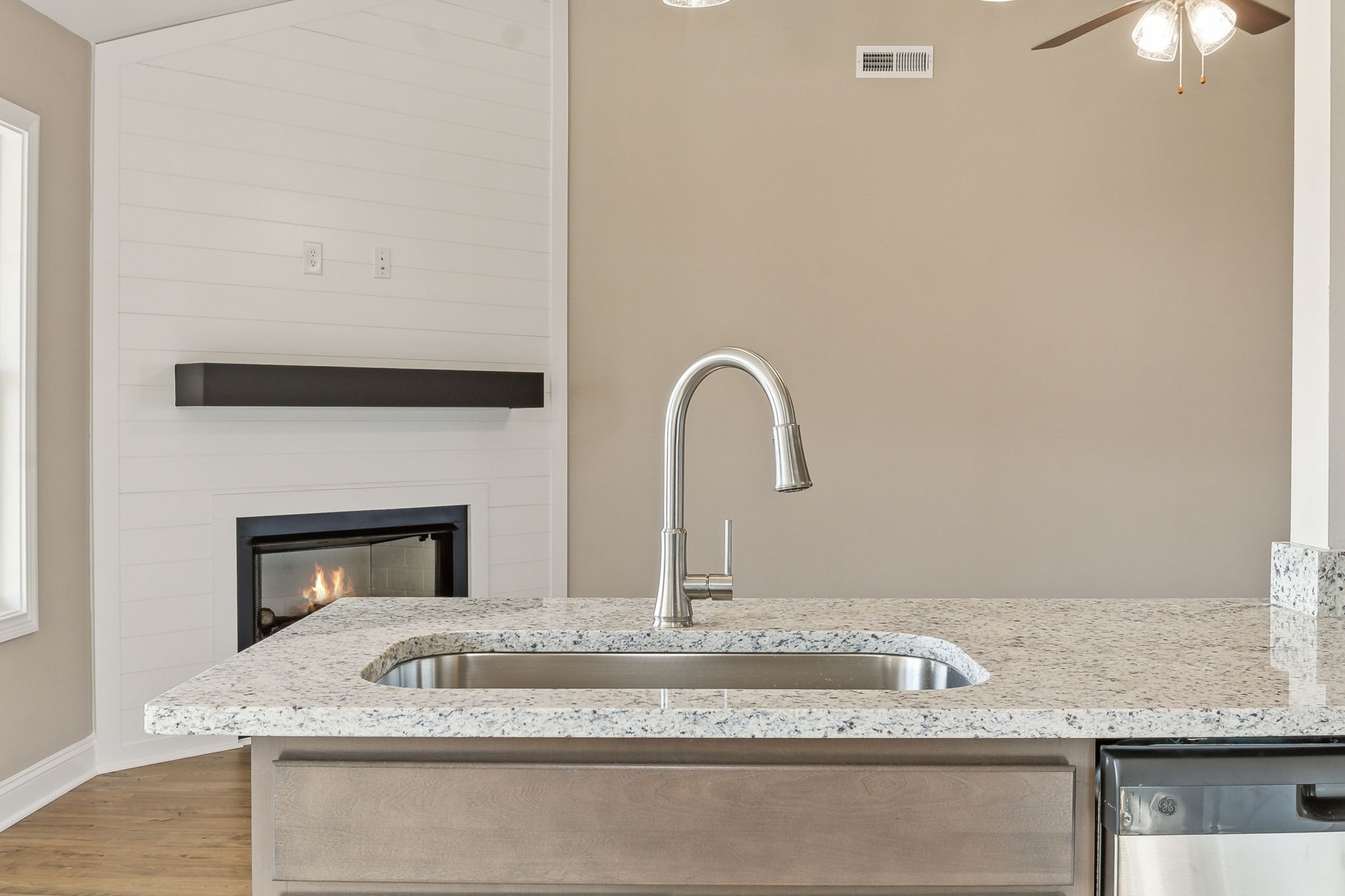 1271 Racker Drive Clarksville, TN 37043 - Photo 12 of 36 a view of a fireplace with granite countertop