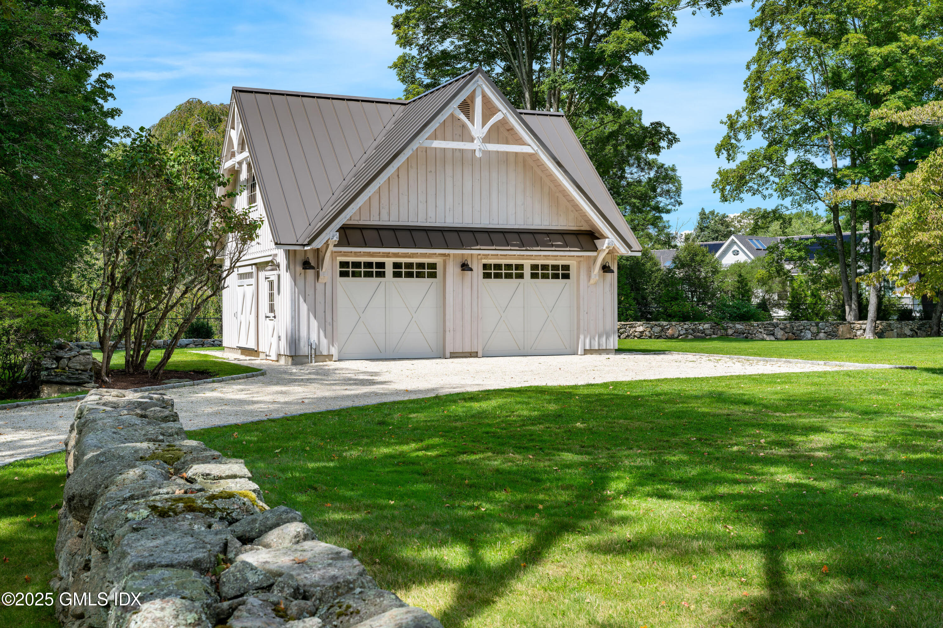 411 Stanwich Road Greenwich, CT 06830 - Photo 33 of 36 Detached Barn with 2 Car Garage