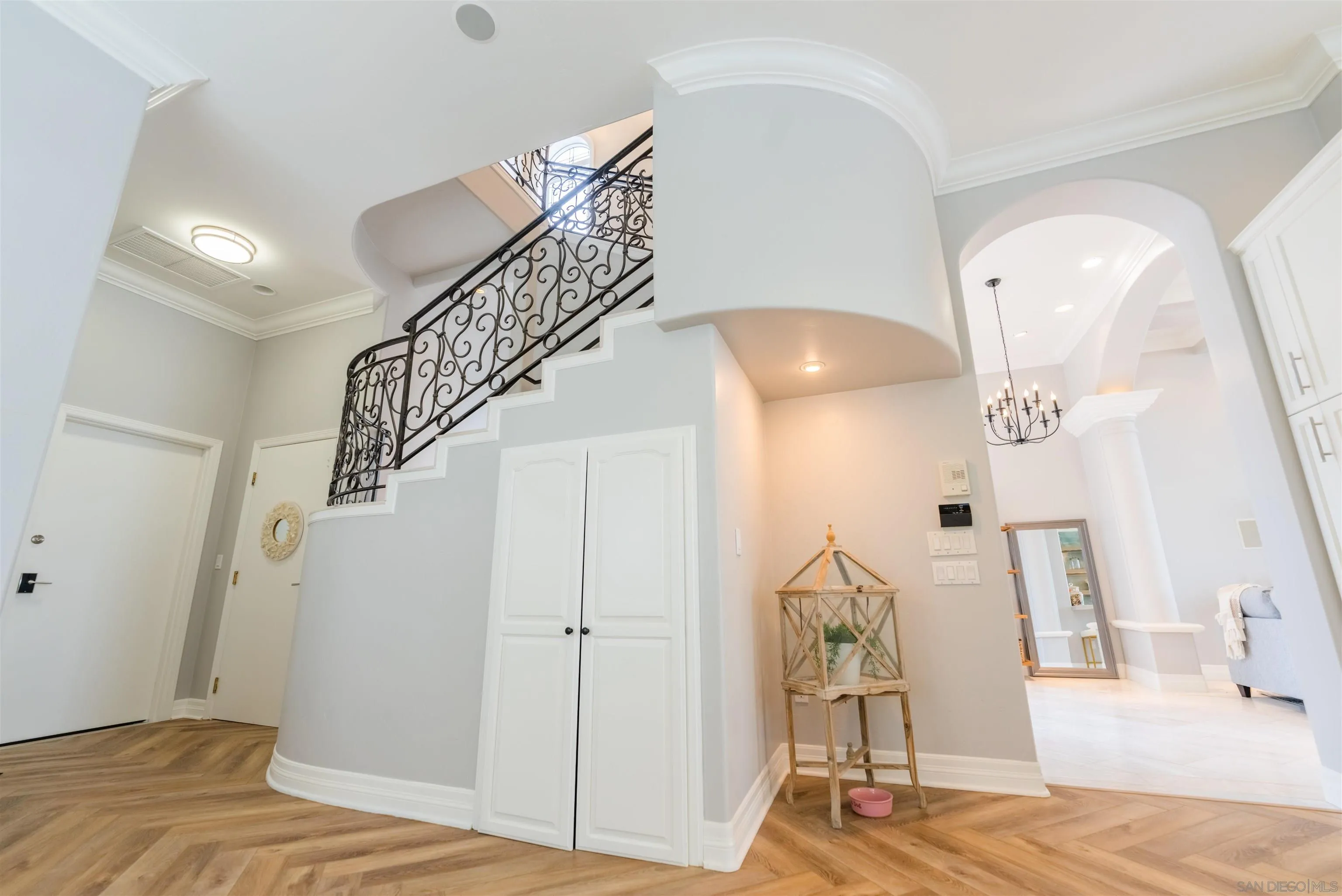 29 The Point Coronado, CA 92118 - Photo 20 of 52 a view of entryway and hall with wooden floor