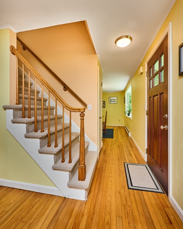 21 Arnold Road Pelham, MA 01002 - Photo 13 of 36 a view of balcony with wooden floor and pool table