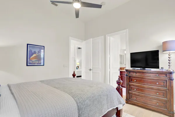 a view of yard with swimming pool and green space