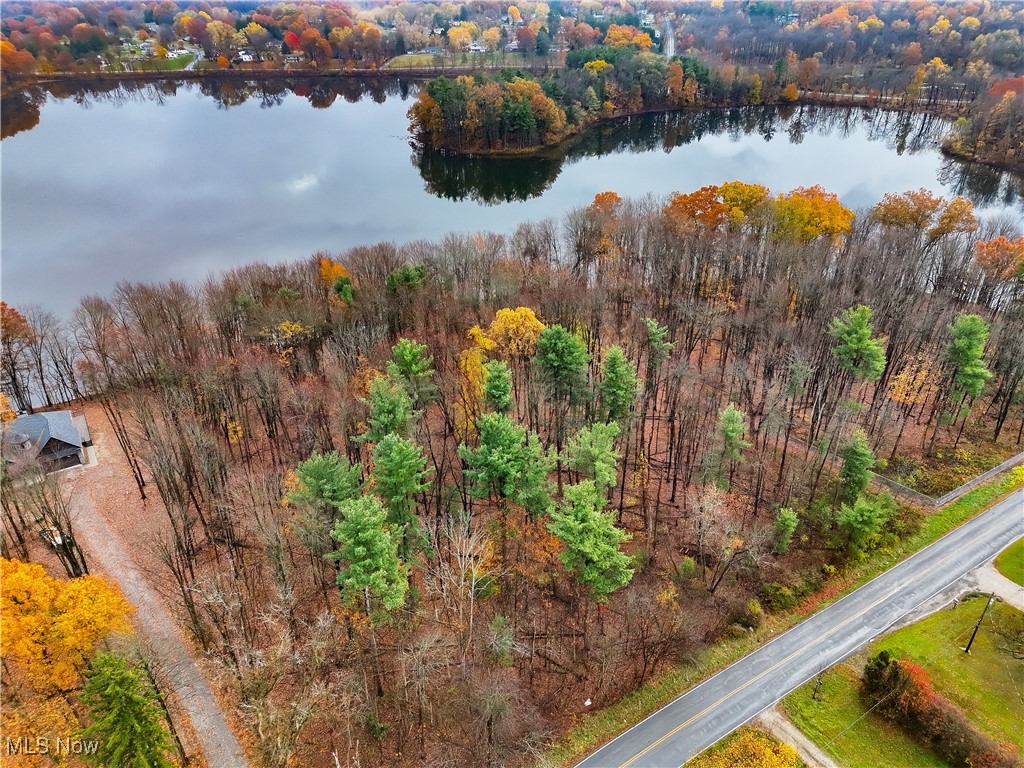 Rootstown Road Ravenna, OH 44266 - Photo 10 of 26 Drone / aerial view of a large body of water and a forest