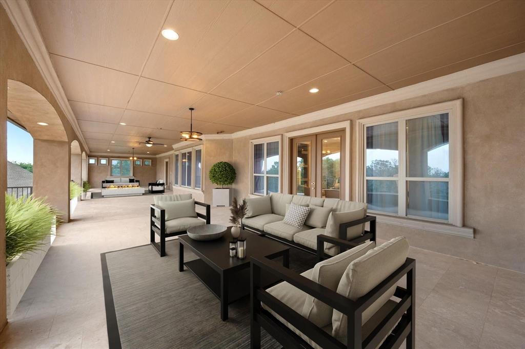 2314 Sunset Ridge Circle Cedar Hill, TX 75104 - Photo 32 of 40 Upstairs outdoor patio virtually staged