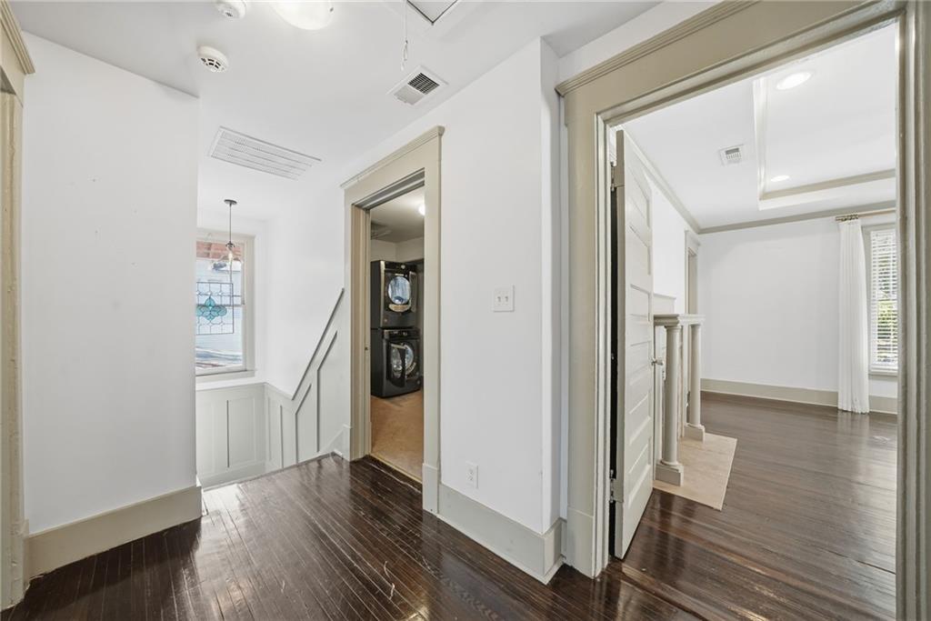1530 South Gordon Street Southwest Atlanta, GA 30310 - Photo 25 of 46 a view of a hallway with wooden floor and closet