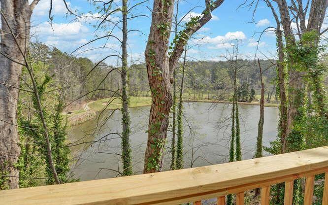 390 Colony Cove Alpharetta, GA 30022 - Photo 13 of 41 a view of a lake from a balcony