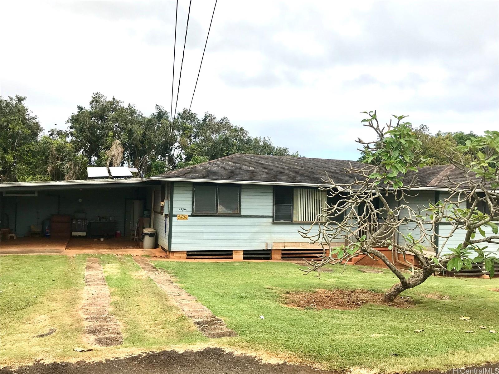 4894 Ea Road Kapaa, HI 96746 - Photo 1 of 1 a view of a house with a yard