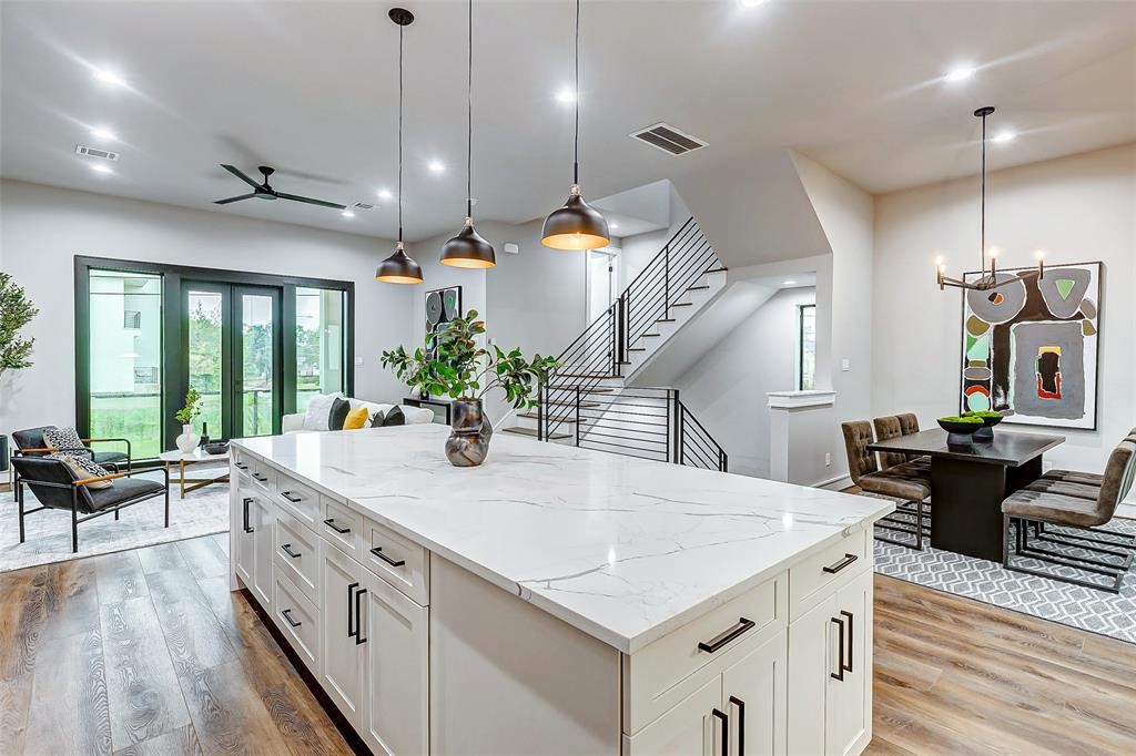 2106 Stuart Street Houston, TX 77004 - Photo 6 of 11 a view of living room and kitchen