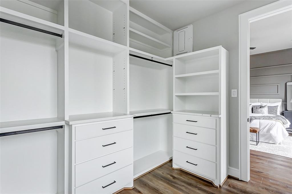 2106 Stuart Street Houston, TX 77004 - Photo 9 of 11 a view of walk in closet with empty racks