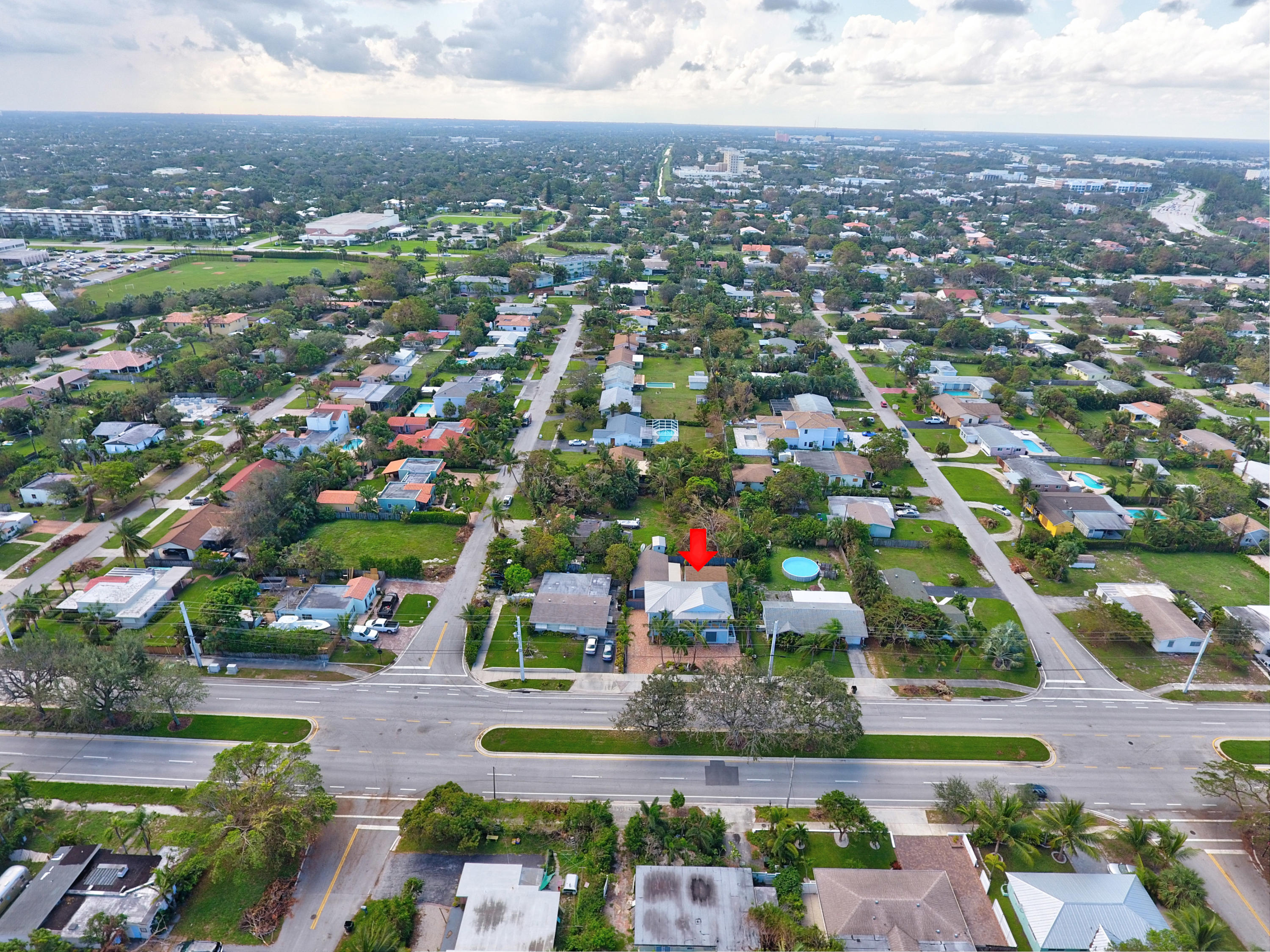 805 Northwest 2nd Avenue Boca Raton, FL 33432 - Photo 49 of 56 an aerial view of multiple house