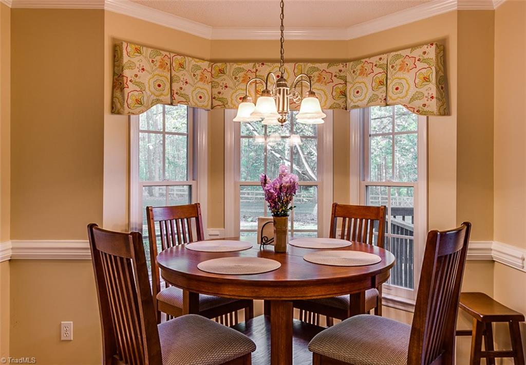 5553 Woodstream Road Randleman, NC 27317 - Photo 12 of 30 Breakfast area with bay window