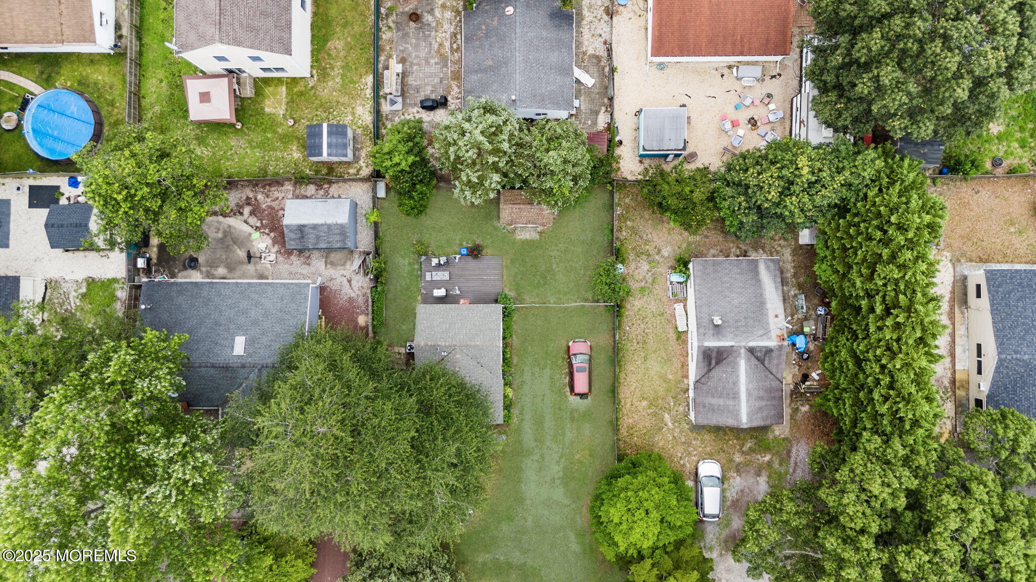 809 Beach Boulevard Forked River, NJ 08731 - Photo 16 of 16 an aerial view of residential house with outdoor space and parking
