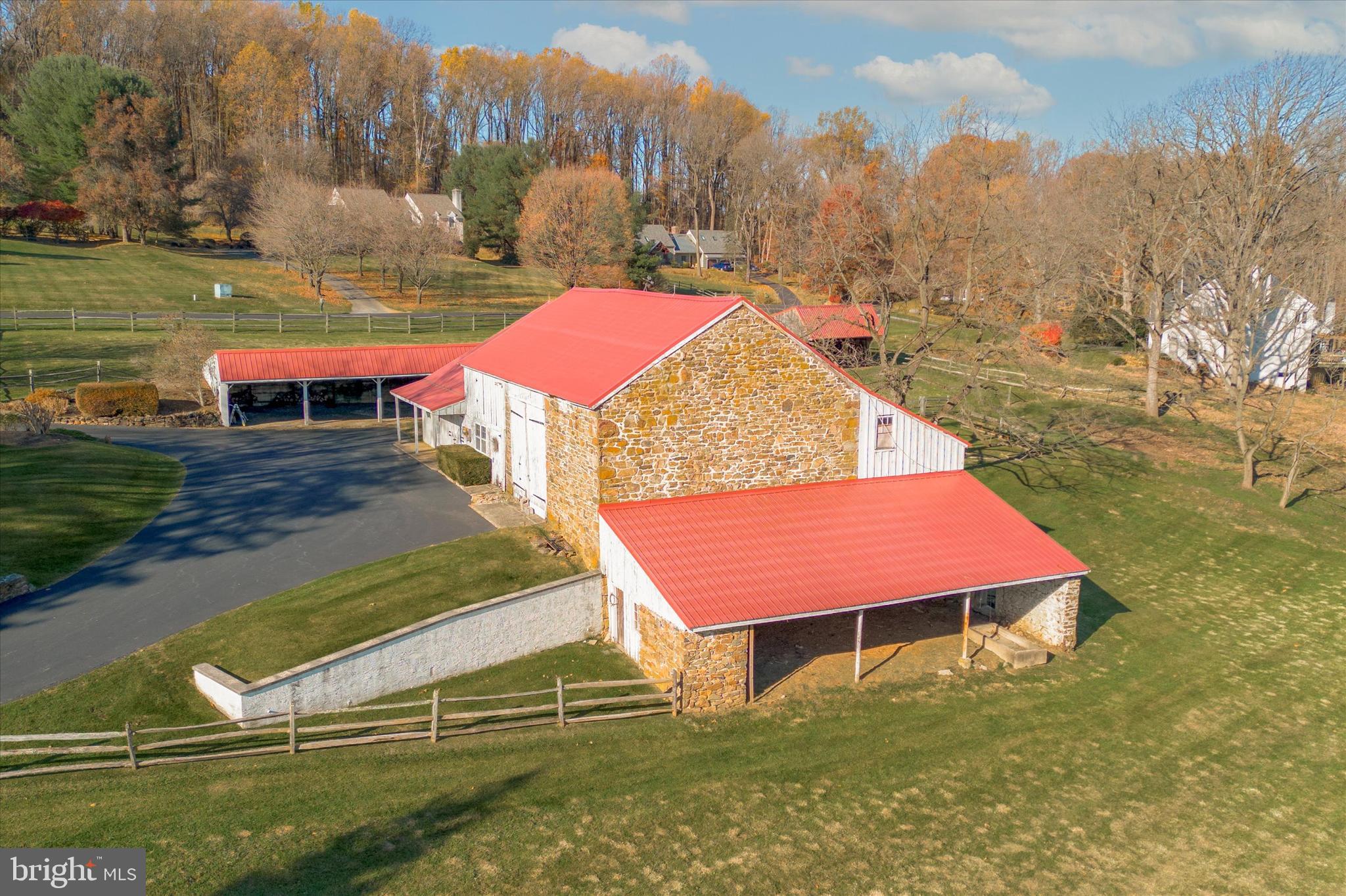 2 Fox Run Road Chester Springs, PA 19425 - Photo 70 of 103 an aerial view of a house with a yard