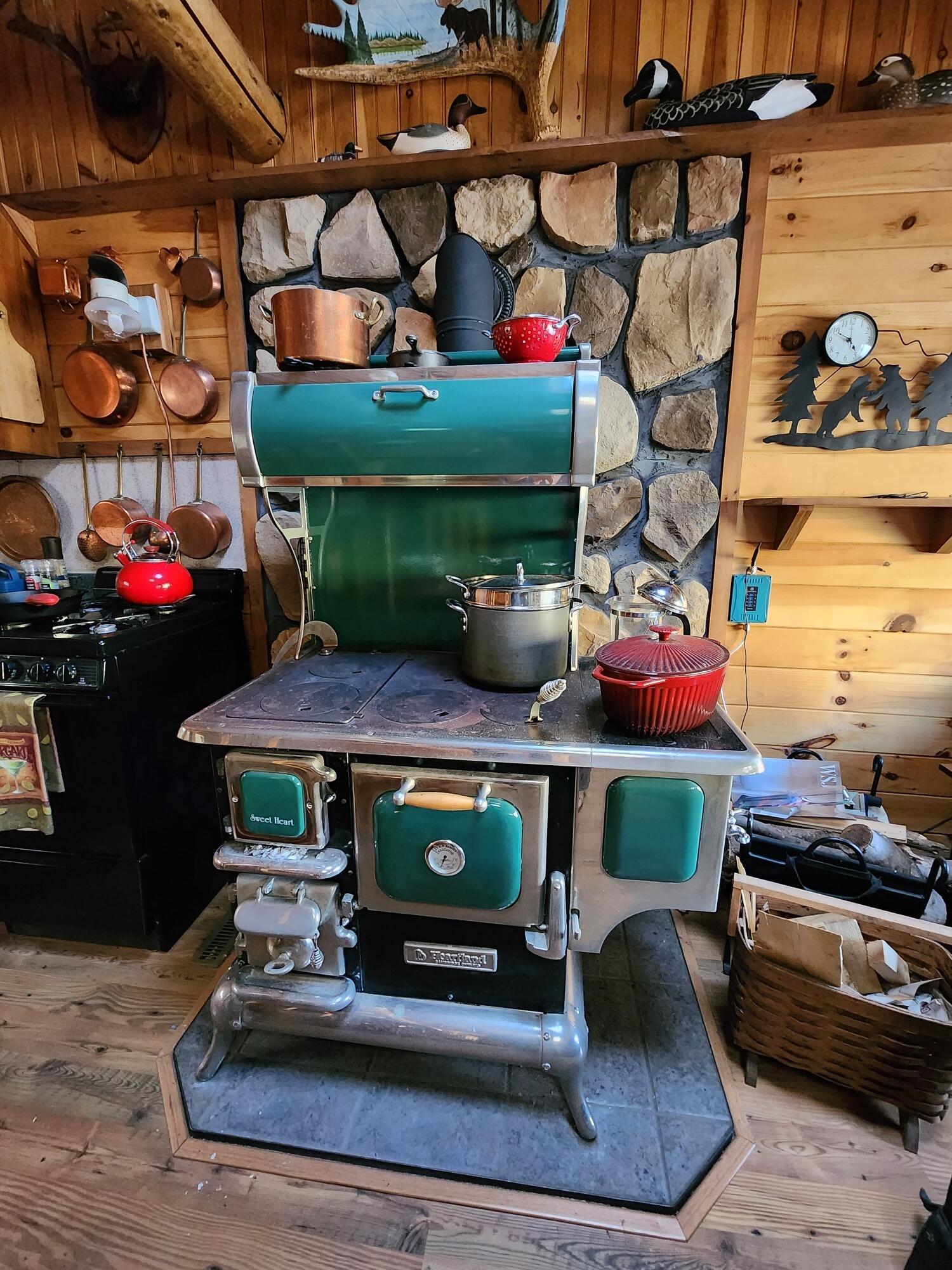 142 West Shore Road Roxbury, ME 04275 - Photo 10 of 39 10 Woodstove and Cookstove