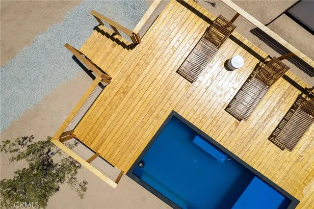 a blue sign that is on the side of a building